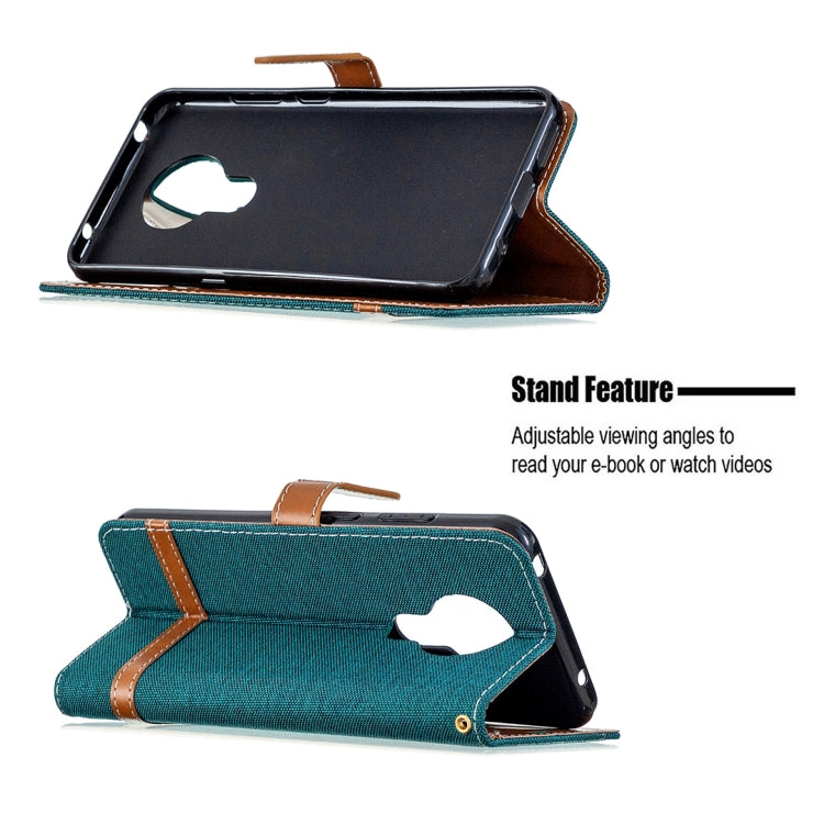 For Nokia 5.3 Denim Texture Horizontal Flip Leather Case with Holder & Card Slots & Wallet & Lanyard