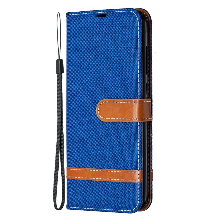 For Xiaomi Redmi Note 9 Denim Texture Horizontal Flip Leather Case with Holder & Card Slots & Wallet & Lanyard