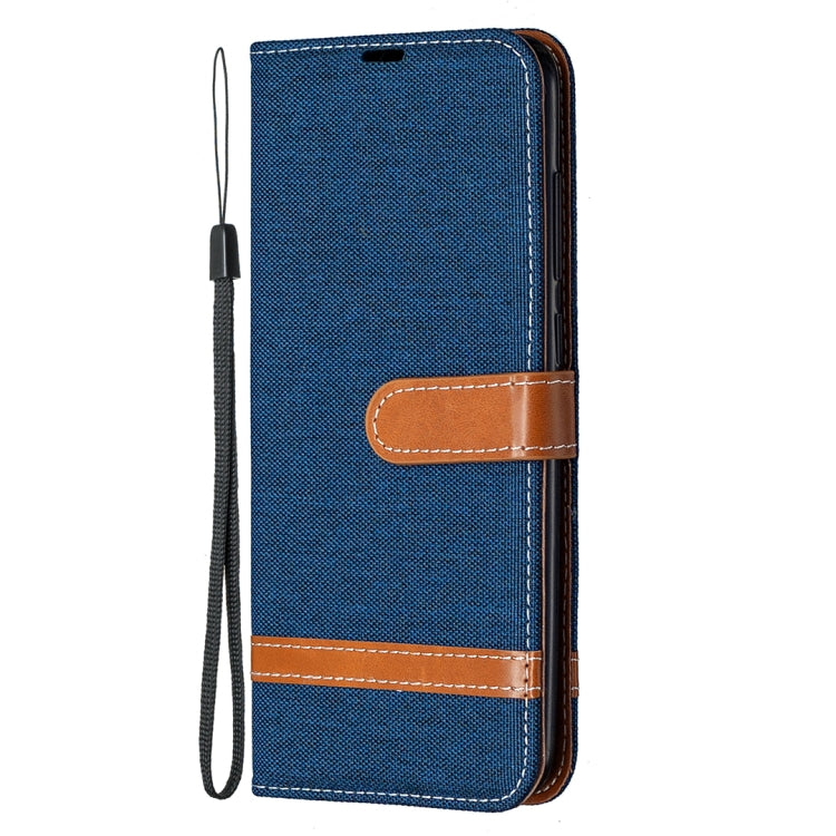For Xiaomi Redmi Note 9 Denim Texture Horizontal Flip Leather Case with Holder & Card Slots & Wallet & Lanyard