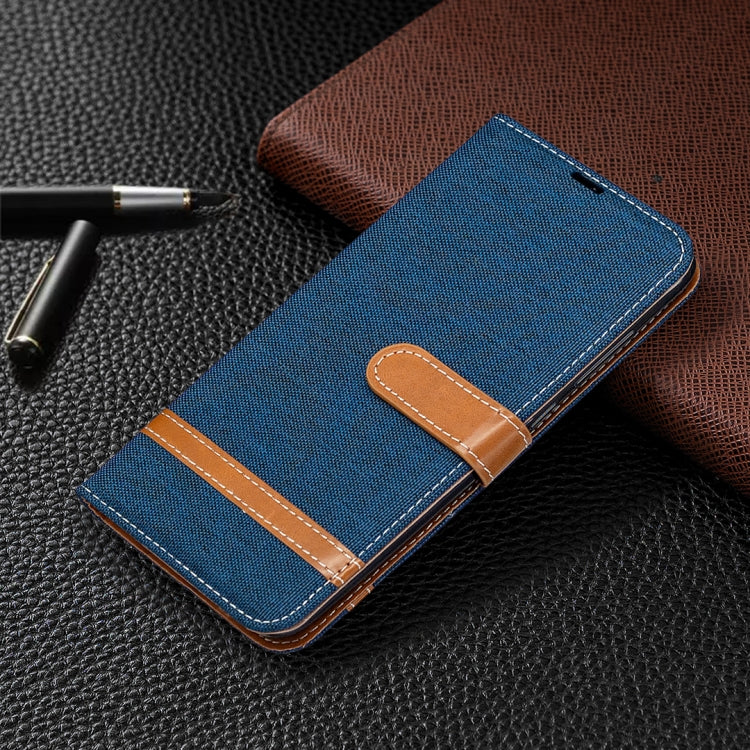 For Xiaomi Redmi Note 9 Denim Texture Horizontal Flip Leather Case with Holder & Card Slots & Wallet & Lanyard