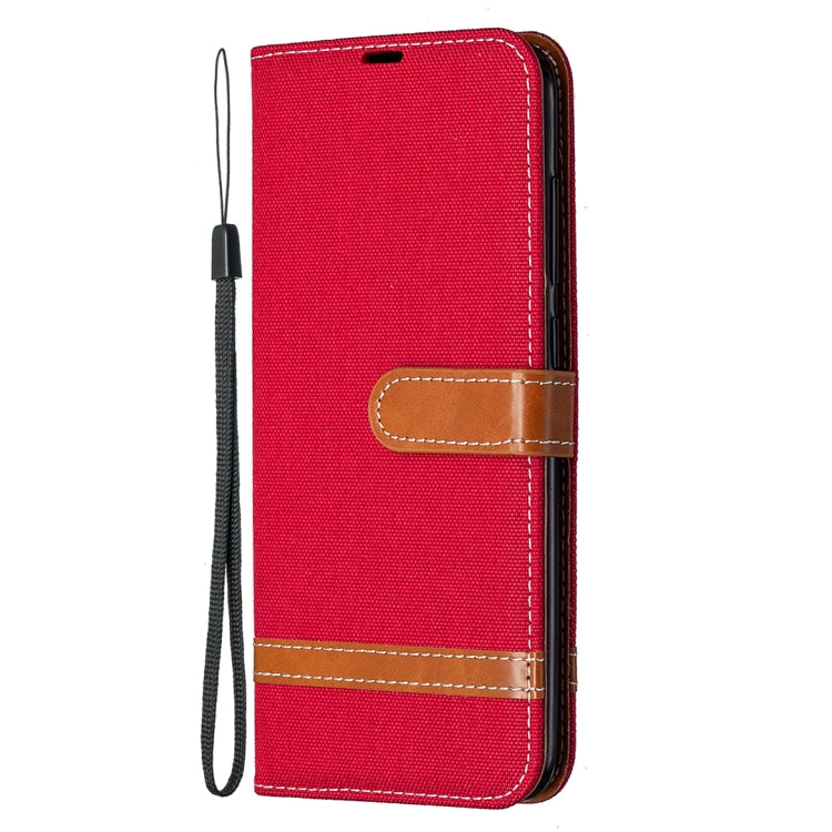 For Xiaomi Redmi Note 9 Denim Texture Horizontal Flip Leather Case with Holder & Card Slots & Wallet & Lanyard
