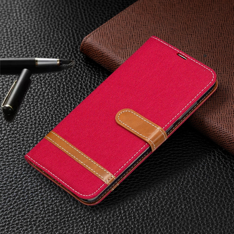 For Xiaomi Redmi Note 9 Denim Texture Horizontal Flip Leather Case with Holder & Card Slots & Wallet & Lanyard