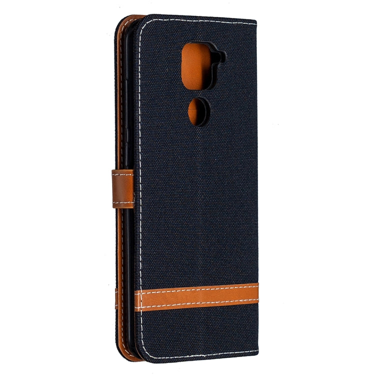 For Xiaomi Redmi Note 9 Denim Texture Horizontal Flip Leather Case with Holder & Card Slots & Wallet & Lanyard
