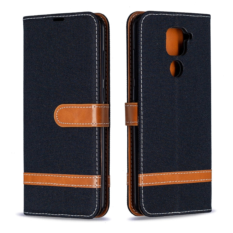 For Xiaomi Redmi Note 9 Denim Texture Horizontal Flip Leather Case with Holder & Card Slots & Wallet & Lanyard