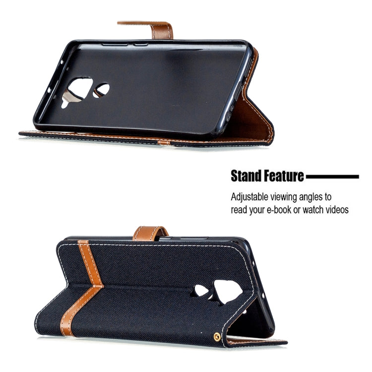 For Xiaomi Redmi Note 9 Denim Texture Horizontal Flip Leather Case with Holder & Card Slots & Wallet & Lanyard