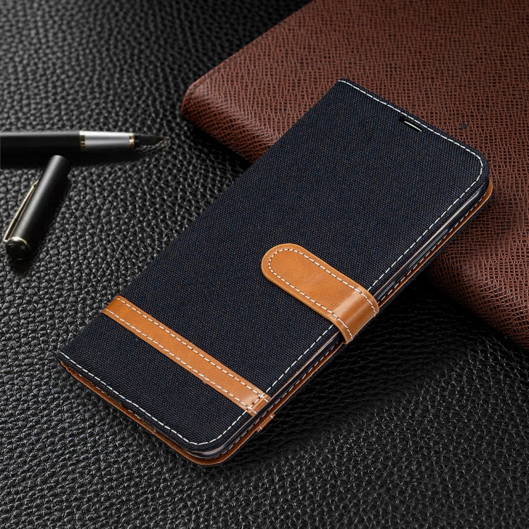 For Xiaomi Redmi Note 9 Denim Texture Horizontal Flip Leather Case with Holder & Card Slots & Wallet & Lanyard