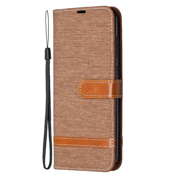 For Xiaomi Redmi Note 9 Denim Texture Horizontal Flip Leather Case with Holder & Card Slots & Wallet & Lanyard