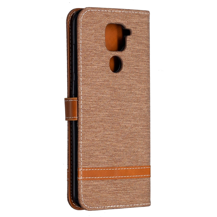 For Xiaomi Redmi Note 9 Denim Texture Horizontal Flip Leather Case with Holder & Card Slots & Wallet & Lanyard