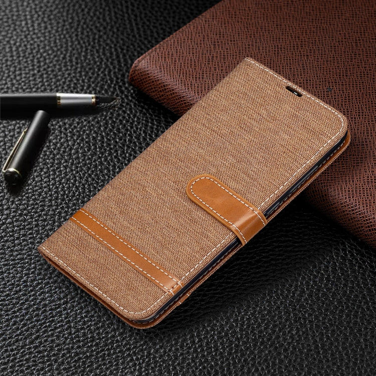 For Xiaomi Redmi Note 9 Denim Texture Horizontal Flip Leather Case with Holder & Card Slots & Wallet & Lanyard