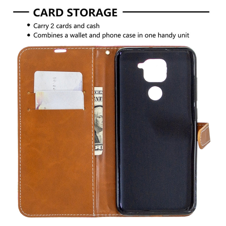For Xiaomi Redmi Note 9 Denim Texture Horizontal Flip Leather Case with Holder & Card Slots & Wallet & Lanyard