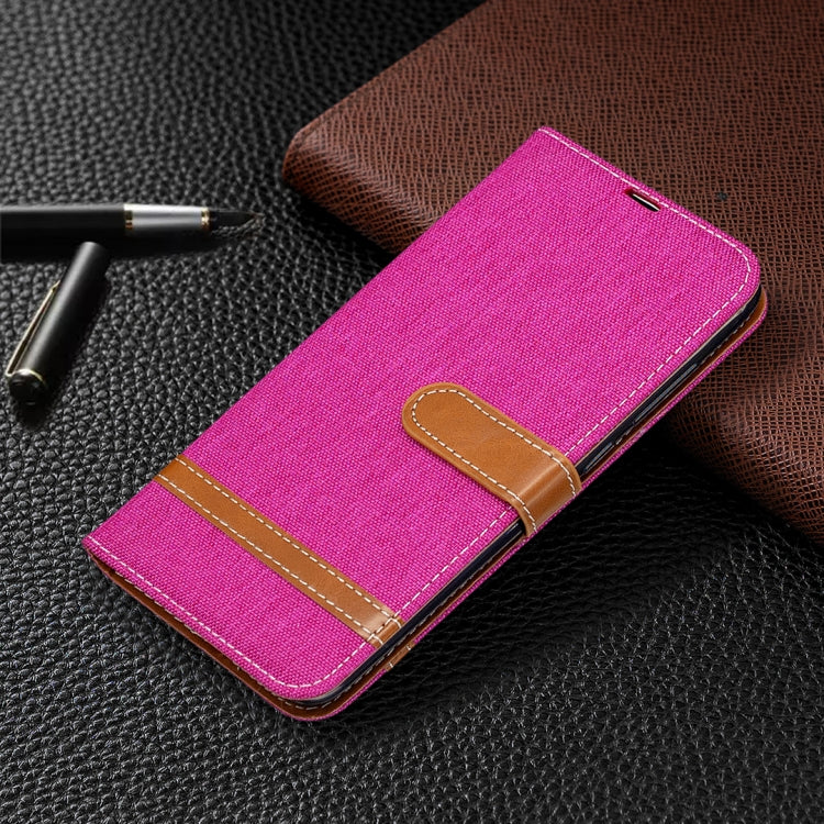 For Xiaomi Redmi Note 9 Denim Texture Horizontal Flip Leather Case with Holder & Card Slots & Wallet & Lanyard