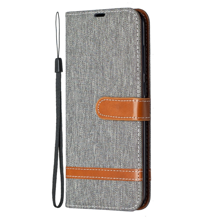 For Xiaomi Redmi Note 9 Denim Texture Horizontal Flip Leather Case with Holder & Card Slots & Wallet & Lanyard