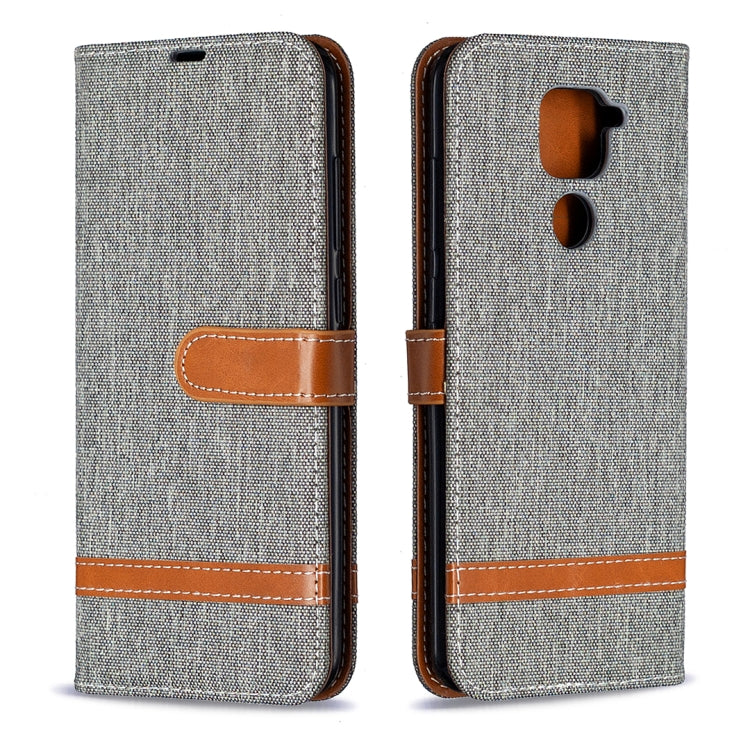 For Xiaomi Redmi Note 9 Denim Texture Horizontal Flip Leather Case with Holder & Card Slots & Wallet & Lanyard