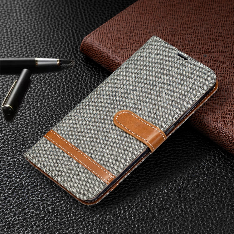 For Xiaomi Redmi Note 9 Denim Texture Horizontal Flip Leather Case with Holder & Card Slots & Wallet & Lanyard
