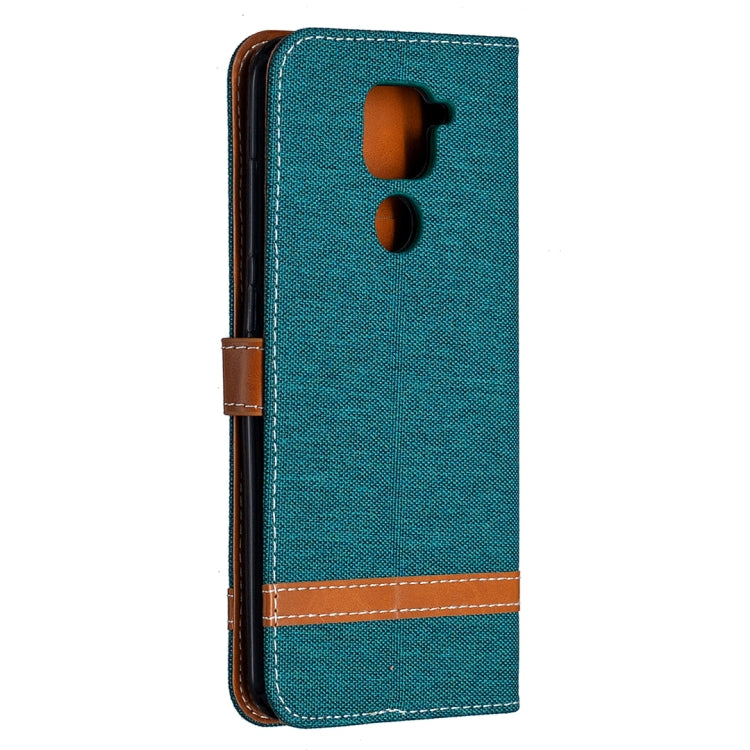 For Xiaomi Redmi Note 9 Denim Texture Horizontal Flip Leather Case with Holder & Card Slots & Wallet & Lanyard
