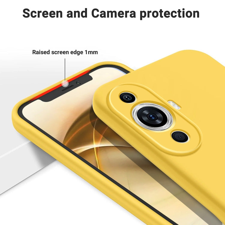 For Huawei Nova 11 Pro / 11 Ultra Solid Color Liquid Silicone Dropproof Full Coverage Protective Case