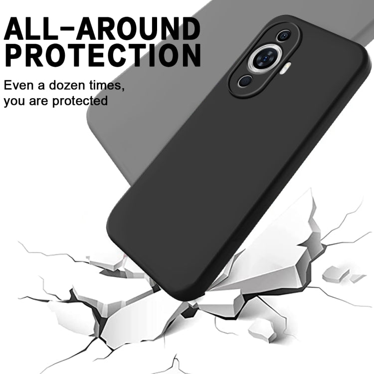 For Huawei Nova 11 Solid Color Liquid Silicone Dropproof Full Coverage Protective Case