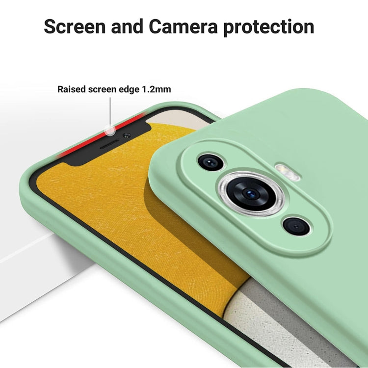 For Huawei Nova 11 Solid Color Liquid Silicone Dropproof Full Coverage Protective Case