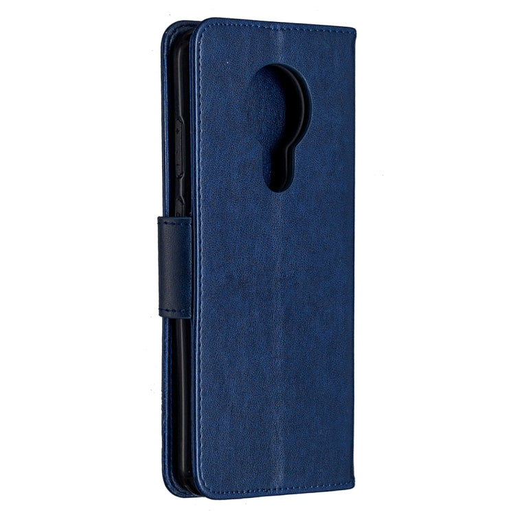 For Nokia 5.3 Two Butterflies Embossing Pattern Horizontal Flip Leather Case with Holder & Card Slot & Wallet & Lanyard