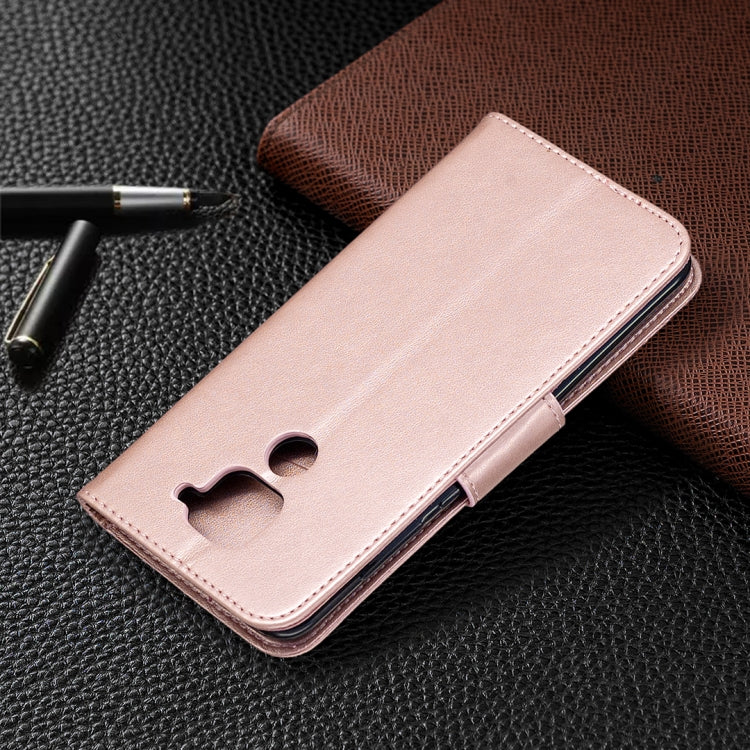 For Xiaomi Redmi Note 9 Two Butterflies Embossing Pattern Horizontal Flip Leather Case with Holder & Card Slot & Wallet & Lanyard