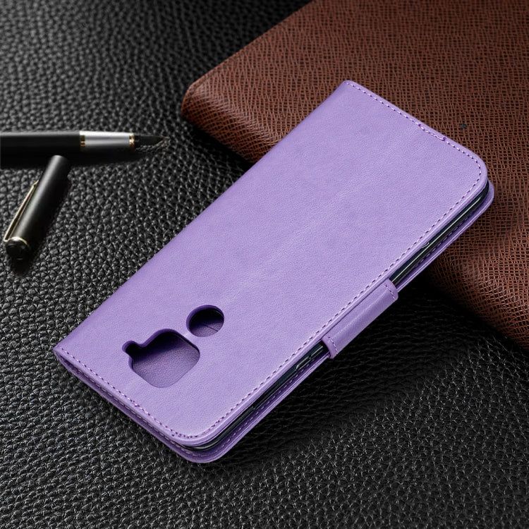 For Xiaomi Redmi Note 9 Two Butterflies Embossing Pattern Horizontal Flip Leather Case with Holder & Card Slot & Wallet & Lanyard