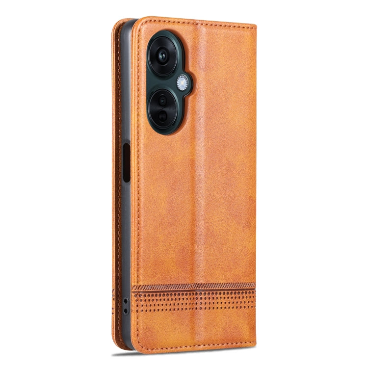 For OPPO K11x AZNS Magnetic Calf Texture Flip Leather Phone Case