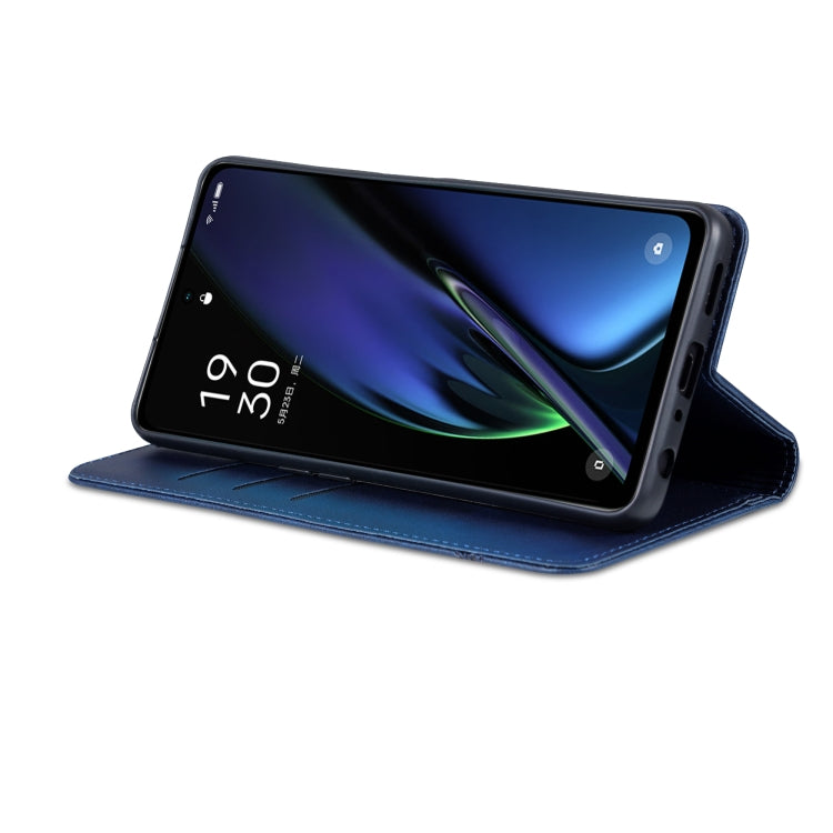 For OPPO K11x AZNS Magnetic Calf Texture Flip Leather Phone Case