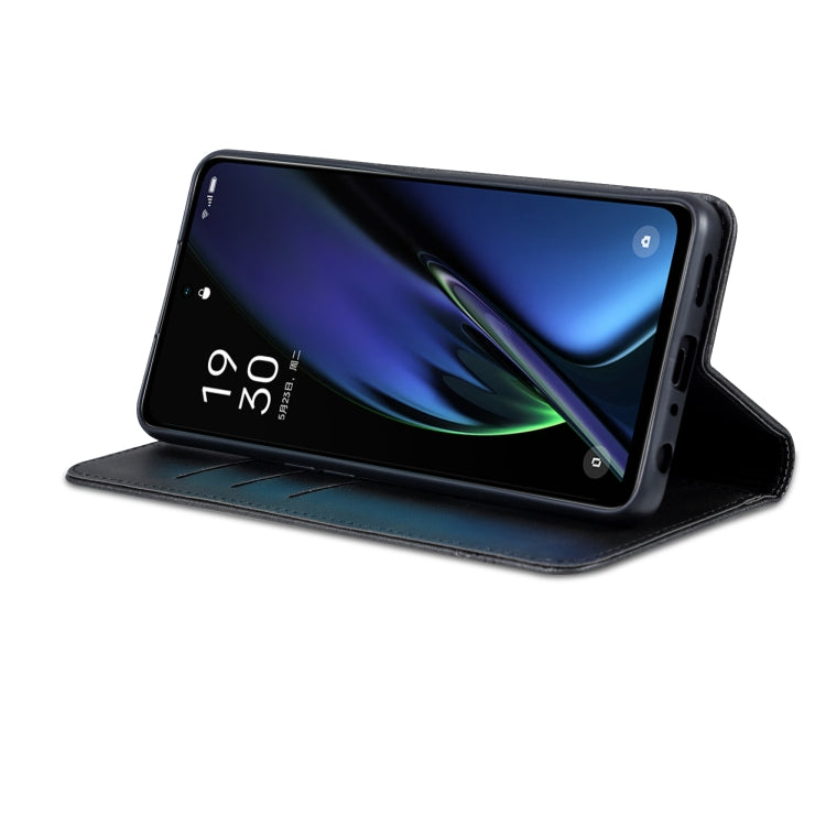 For OPPO K11x AZNS Magnetic Calf Texture Flip Leather Phone Case