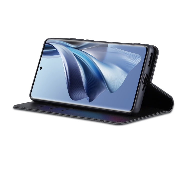 For OPPO Reno10 Global AZNS Magnetic Calf Texture Flip Leather Phone Case