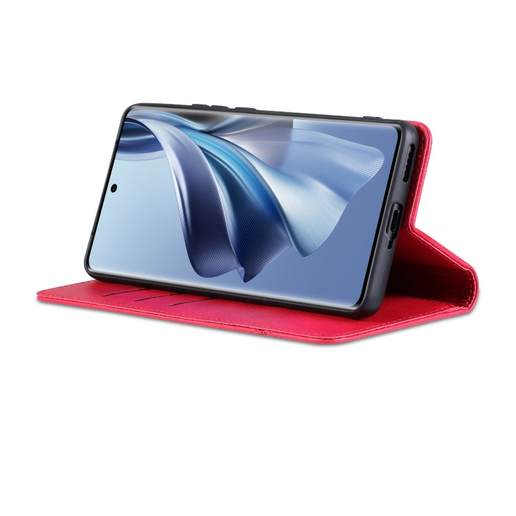 For OPPO Reno10 Global AZNS Magnetic Calf Texture Flip Leather Phone Case