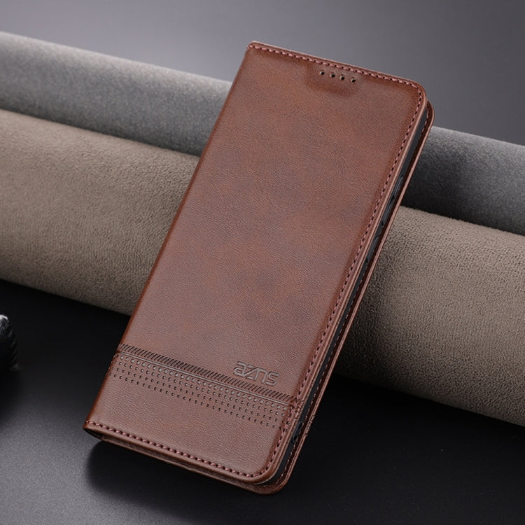For OPPO K11 5G / OnePlus Nord CE3 AZNS Magnetic Calf Texture Flip Leather Phone Case
