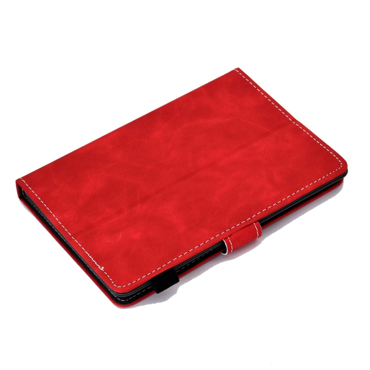 For 7 inch Tablet PC Universal Cowhide Texture Horizontal Flip Leather Case with Holder & Card Slots & Pen Slot