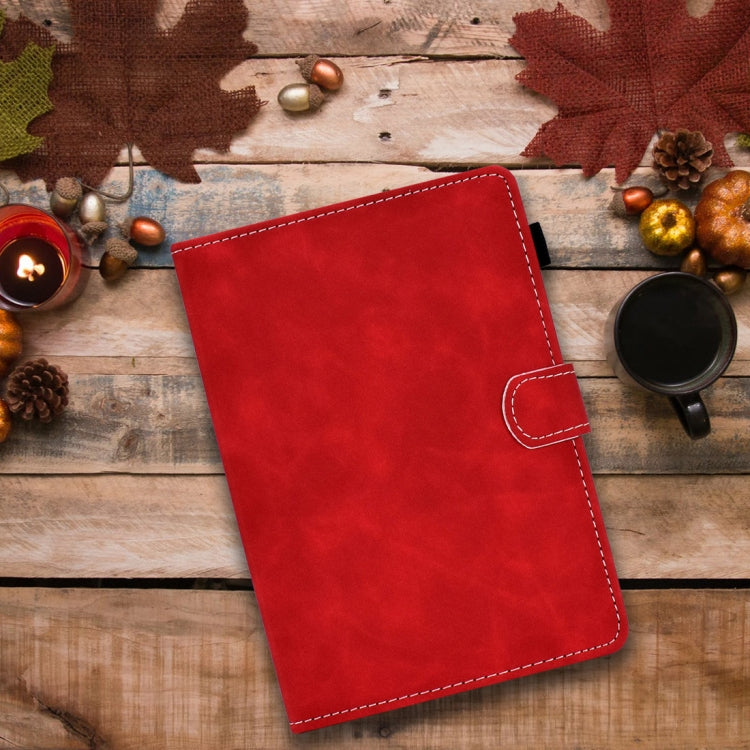 For 7 inch Tablet PC Universal Cowhide Texture Horizontal Flip Leather Case with Holder & Card Slots & Pen Slot