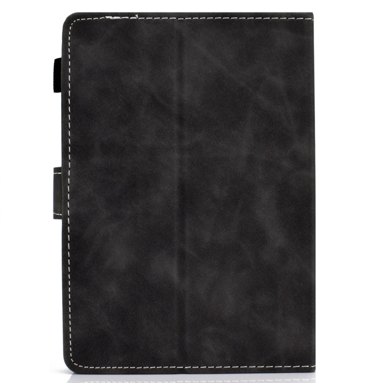 For 7 inch Tablet PC Universal Cowhide Texture Horizontal Flip Leather Case with Holder & Card Slots & Pen Slot