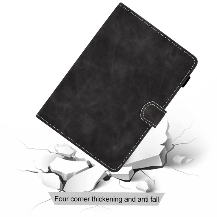 For 7 inch Tablet PC Universal Cowhide Texture Horizontal Flip Leather Case with Holder & Card Slots & Pen Slot