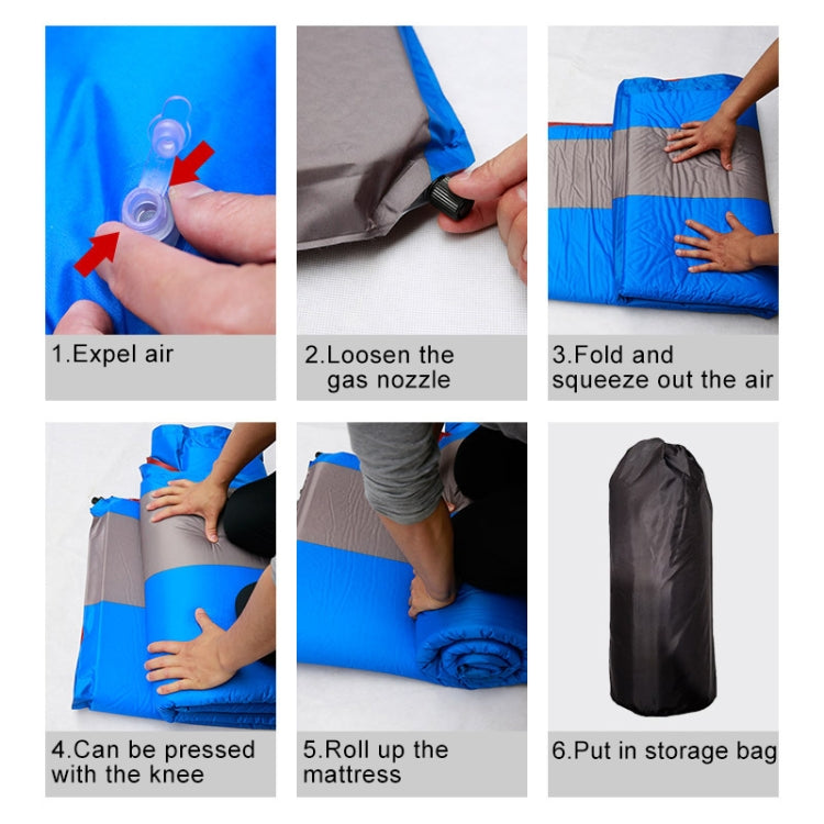 Universal Car Suede Sleeping Mat Mattress Off-road SUV Trunk Travel Inflatable Mattress Air Bed, Size:180 x 130 x 102cm