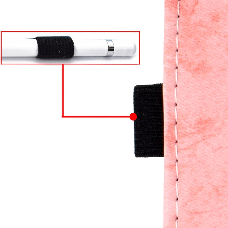 For Amazon Kindle Fire HD 8 (2020) Marble Style Cloth Texture Tablet PC Protective Leather Case with Bracket & Card Slot & Pen Slot & Anti Skid Strip & Wake-up / Sleep Function