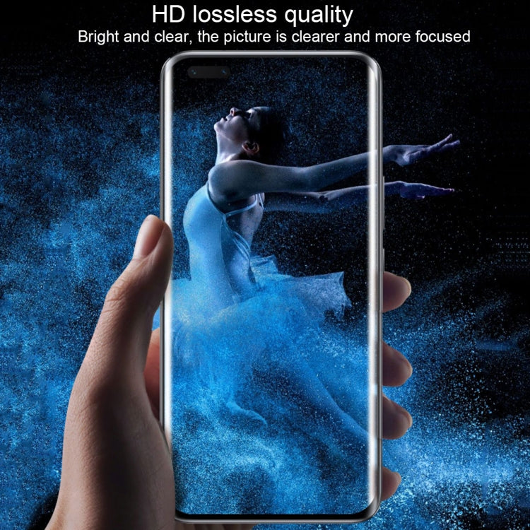 For Honor Magic5 Ultimate 50pcs Curved Surface Hot Bending Full Glue Rear Camera Lens Film