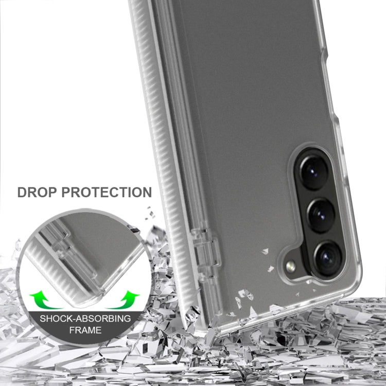 For Samsung Galaxy Z Fold5 Frosted PC+TPU Folding Phone Case with Hinge
