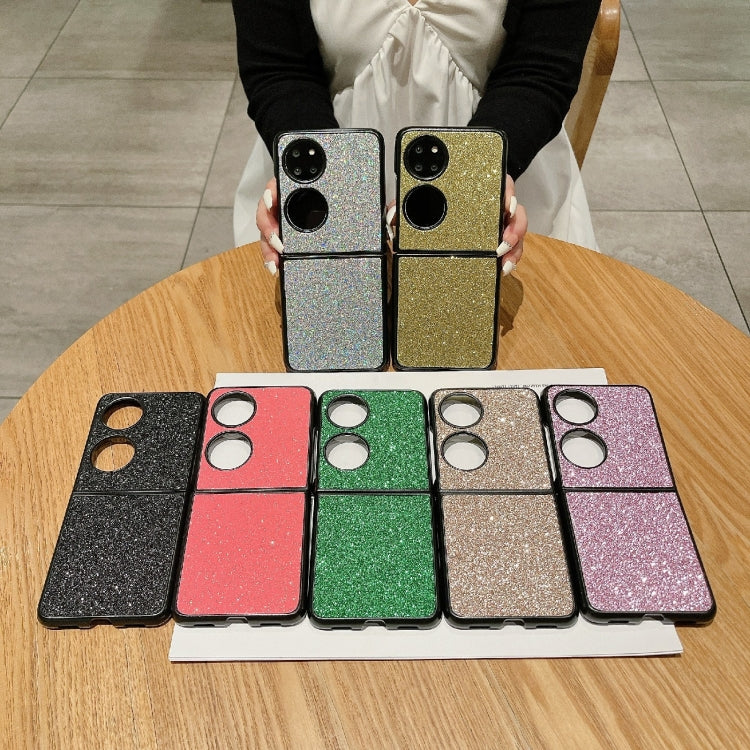 For Huawei P50 Gradient Color Glitter Shockproof Protective Phone Case