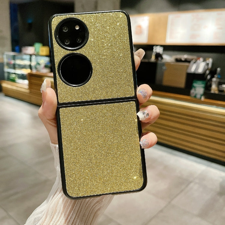 For Huawei P50 Gradient Color Glitter Shockproof Protective Phone Case