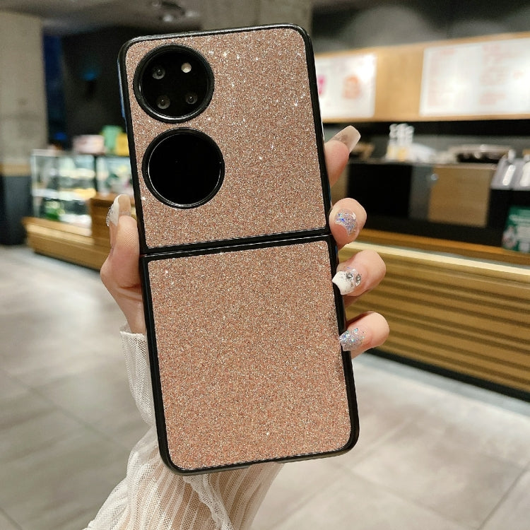 For Huawei P50 Gradient Color Glitter Shockproof Protective Phone Case