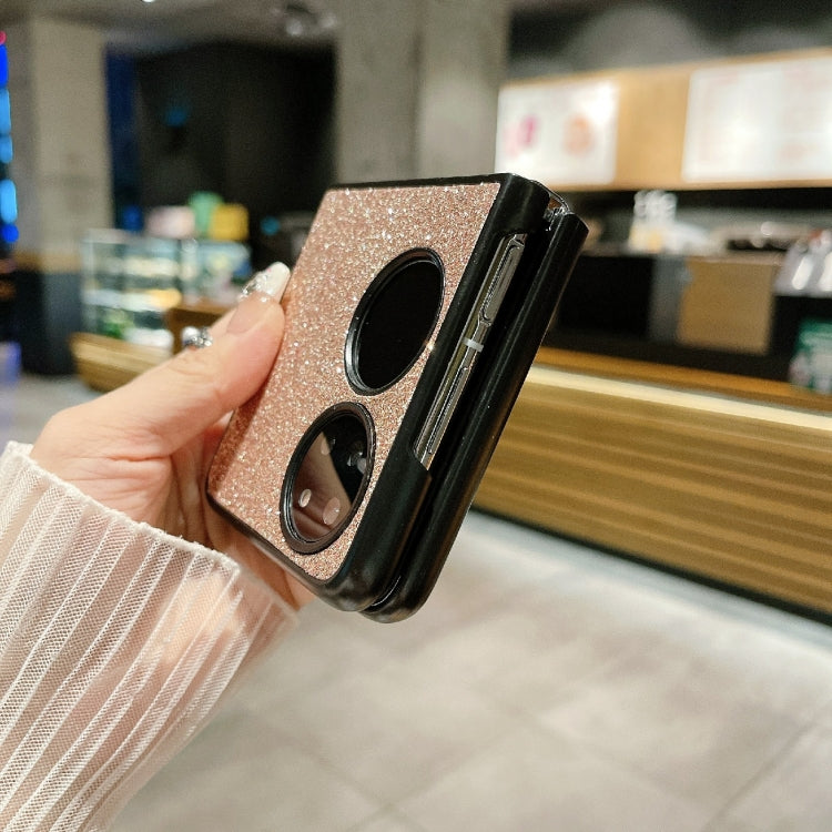 For Huawei P50 Gradient Color Glitter Shockproof Protective Phone Case