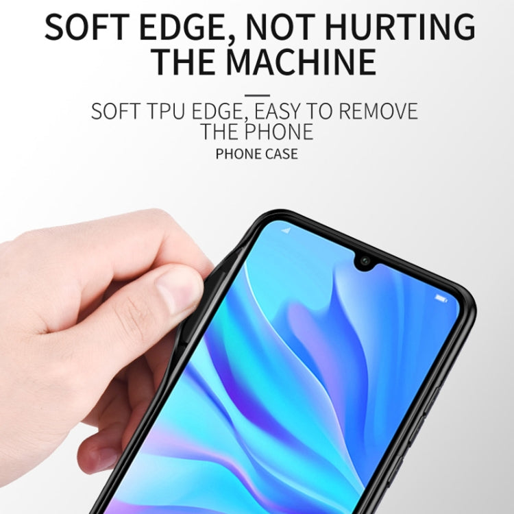 For Xiaomi Redmi 9 Shockproof Cloth Texture PC+ TPU Protective Case