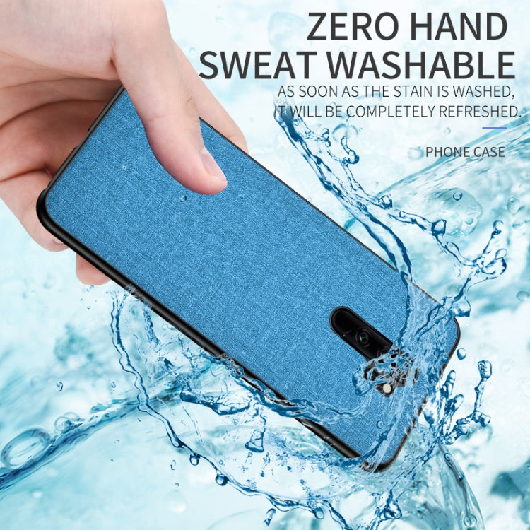 For Xiaomi Redmi 9 Shockproof Cloth Texture PC+ TPU Protective Case