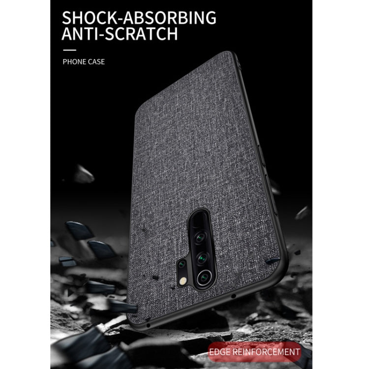 For Xiaomi Redmi 9 Shockproof Cloth Texture PC+ TPU Protective Case