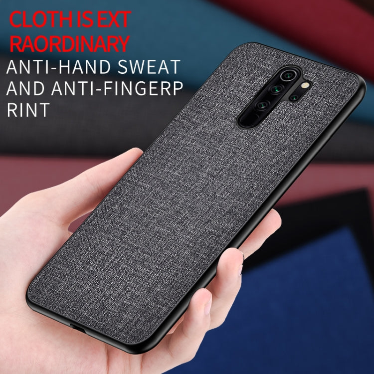 For Xiaomi Redmi 9 Shockproof Cloth Texture PC+ TPU Protective Case