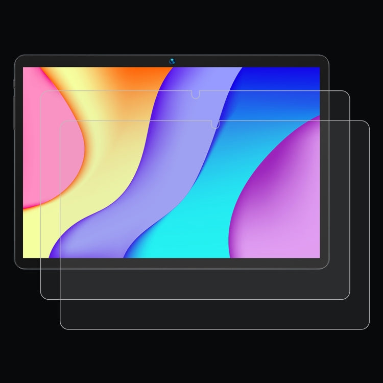 For BMAX MaxPad I9 Plus 10.1 2pcs 9H 0.3mm Explosion-proof Tempered Glass Film