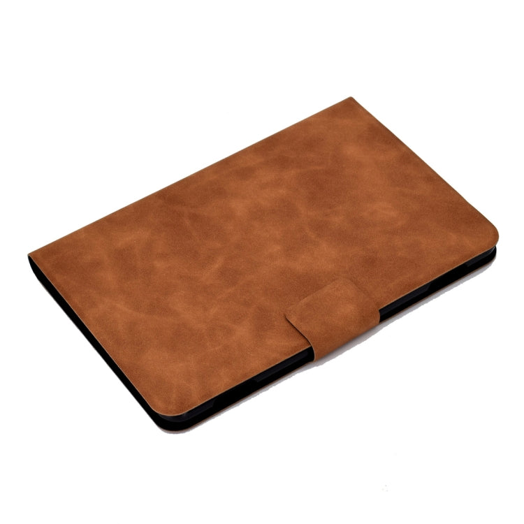 For Kindle Fire HD8 (2020) Cowhide Texture Horizontal Flip Leather Case with Holder & Card Slots & Sleep / Wake-up Function