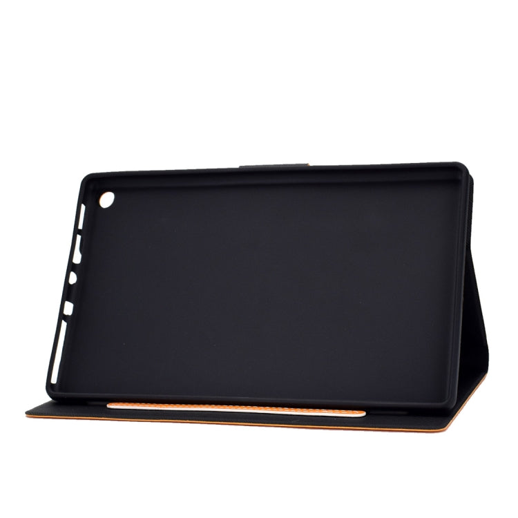 For Kindle Fire HD8 2016 / 2017 Cowhide Texture Horizontal Flip Leather Case with Holder & Card Slots & Sleep / Wake-up Function